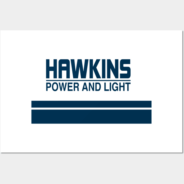 Hawkins power and light Wall Art by 7rancesca